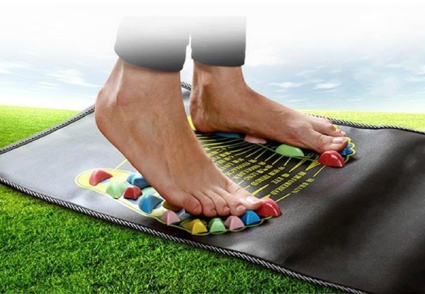 Rainbow Stone Foot Massager Mat