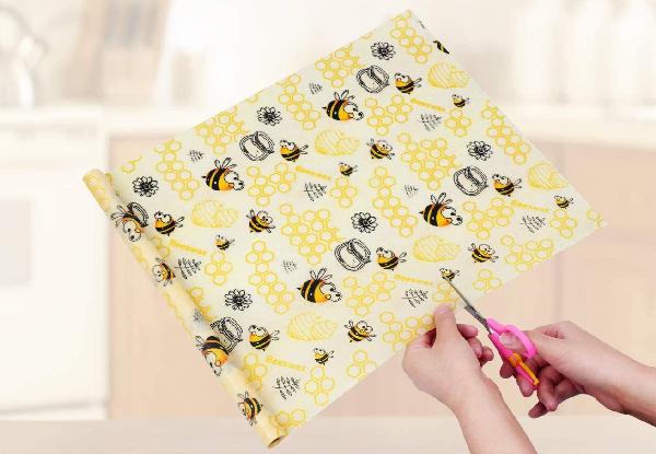 One Metre Roll of Reusable Natural Beeswax Food Wrap - Option for Two Rolls