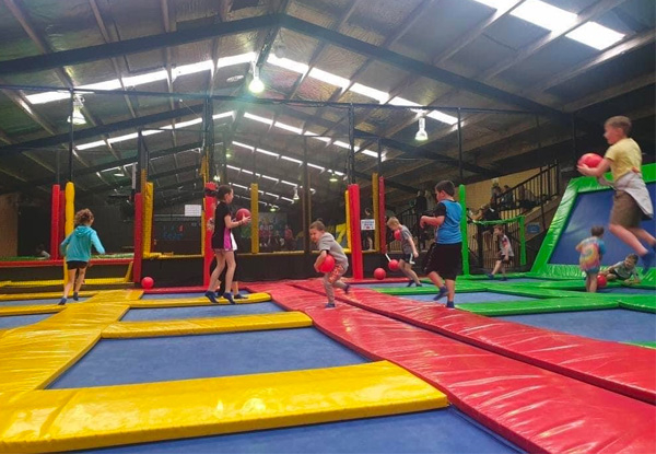 One-Hour Trampoline Park Entry & One Game Of Laser Tag For One Person