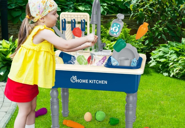 Kid's Kitchen Sink Toy Set - Two Colours Available