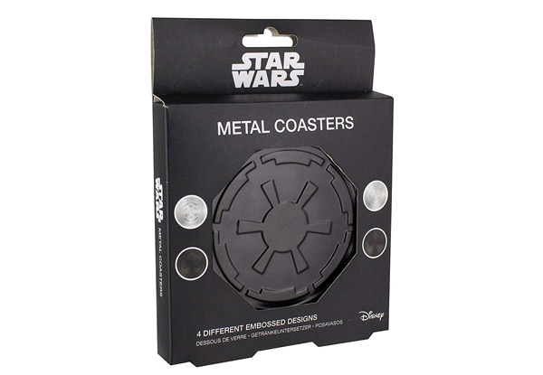 Set of Four Star Wars Metal Coasters with Free Delivery