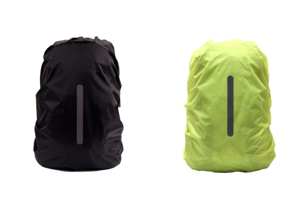 Three-Pack of Reflective Backpack Rain Covers - Two Colours Available