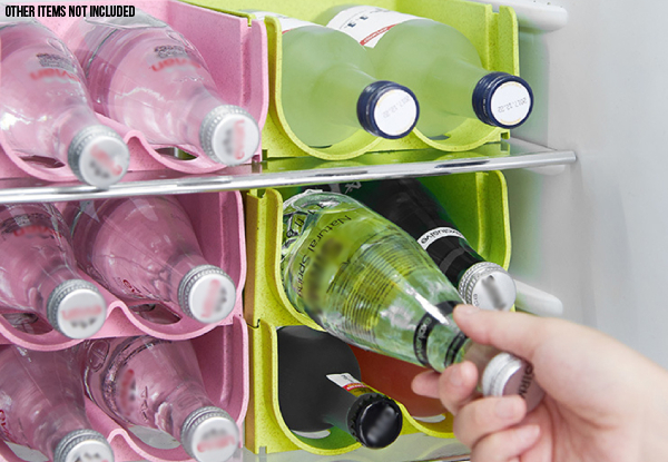 Refrigerator Drink Storage Box - Three Colours Available & Option for Two-Pack