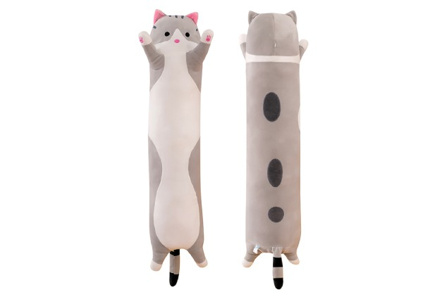 Soft Cute Cat Pillow Cushion Doll - Available in Two Colours & Four Sizes