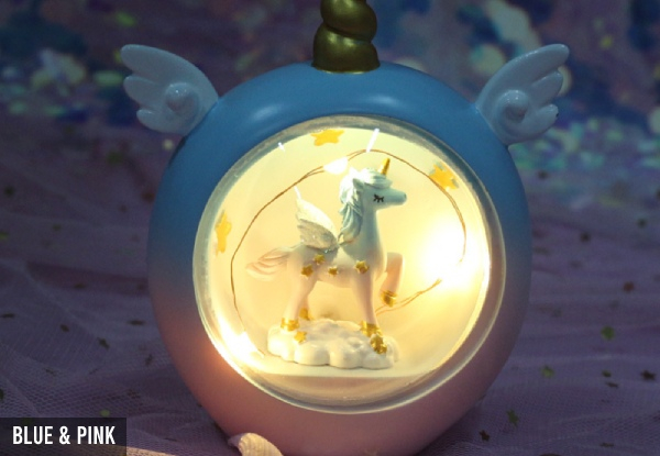 Unicorn Night Light - Two Colours Available
