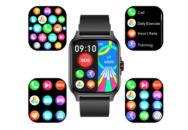 Smart Sports Watch - Three Colours Available