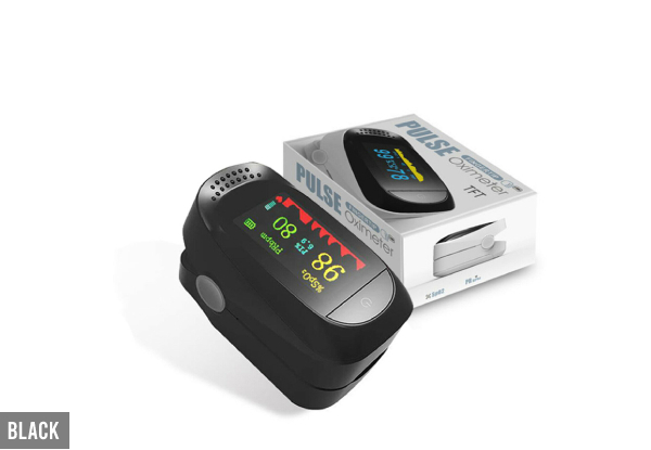 Portable Oximeter Oxygen Monitor with Lanyard - Two Colours & Two or Four-Packs Available