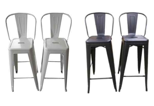 Four-Pack of Euboea Bar Stools - Two Colours Available