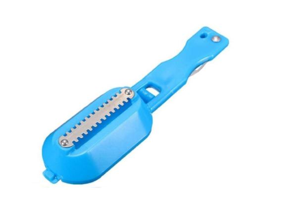 Two-in-One Fish Scale Remover - Three Colours Available & Option for Two Available with Free Delivery