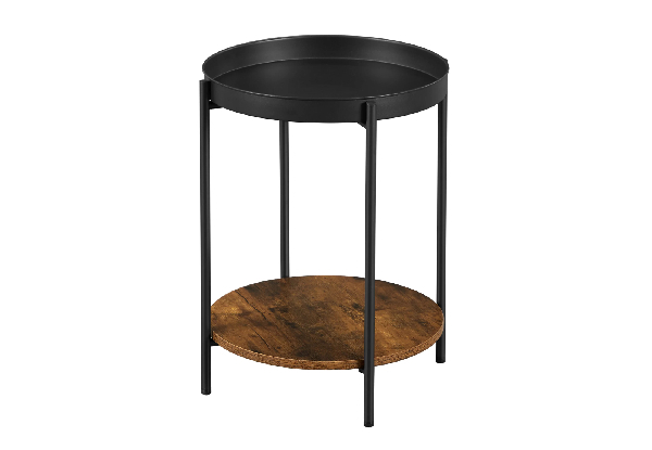 Vasagle Round Bedside Table