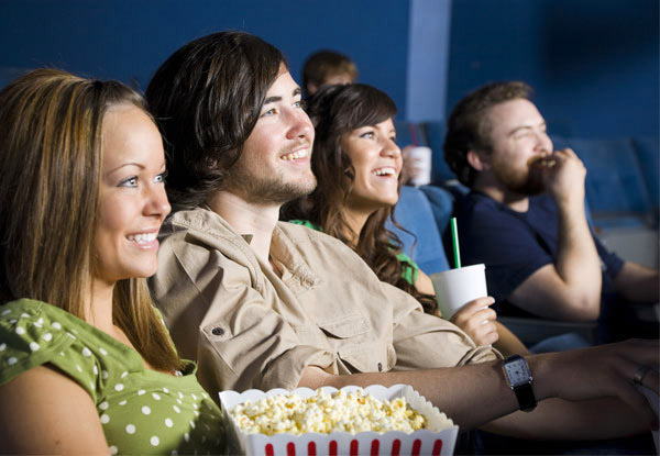 Movie Ticket, Popcorn & Soft Drink Combo for One Person - Options for up to Four People