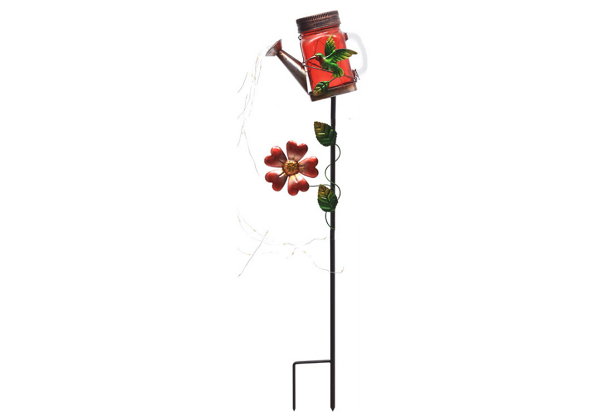 Solar Watering Can Garden Shower Light - Available in Three Colours & Option for Two
