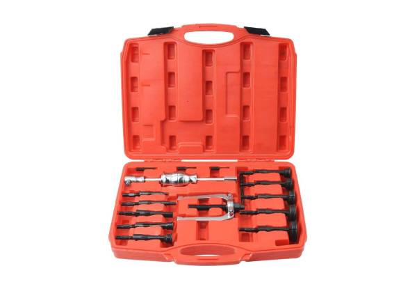 16-Piece Internal Blind Hole Bearing Puller with Slide Hammer Extraction Tool Kit