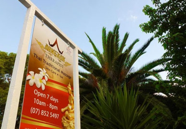 $50 Early Bird Genuine Thai Massage Treatment Voucher to Use Towards any One-Hour or Longer Treatment