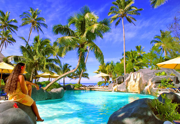 The Rarotongan Beach Resort Grabone Nz The Rarotongan Beach Resort Spa Five Night Rarotonga Garden View Room Stay For Two 800pp