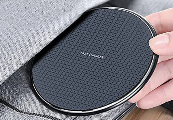 Titan Wireless Fast Charger Compatible with iPhone & Android - Black