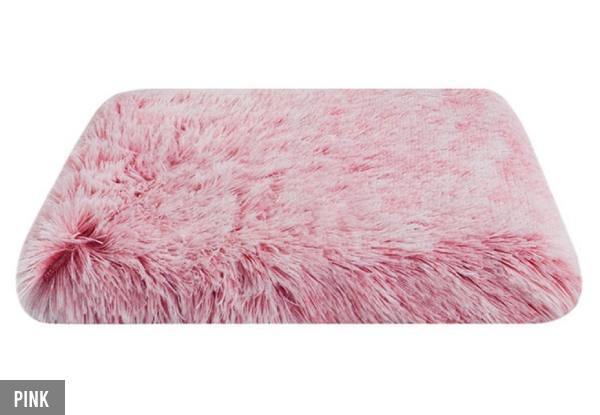 Soft Plush Pet Bed Sleeping Mat - Available in Three Colours & Four Sizes