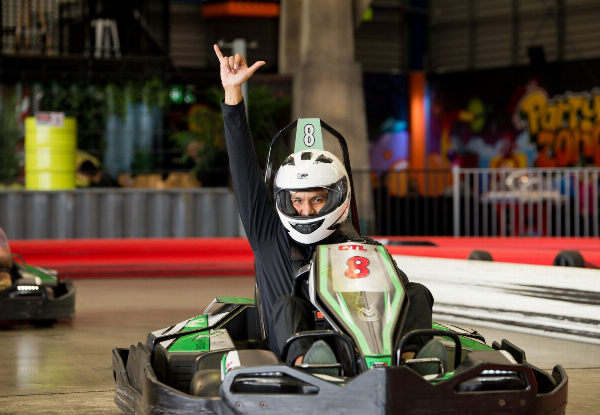 Adults Adventure Combo incl. Go Kart Race, One Round of Mini Golf & Two Games of Laser Tag - Junior Combo Available