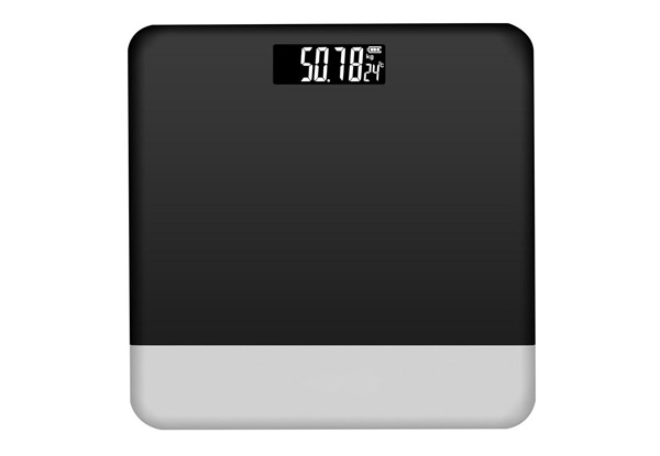 Digital Body Weight Bathroom Scale with Thermometer