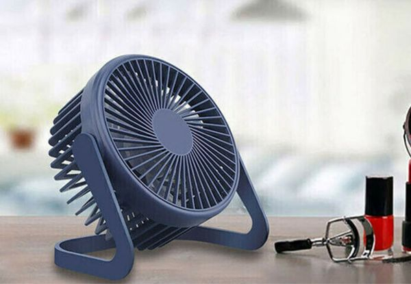 Portable USB Desktop Fan - Two Sizes Available