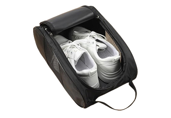 Golf Shoe Bag with Side Accessory Pocket - Option for Two-Piece