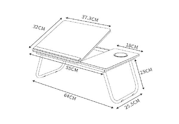 Folding Laptop Bed Table