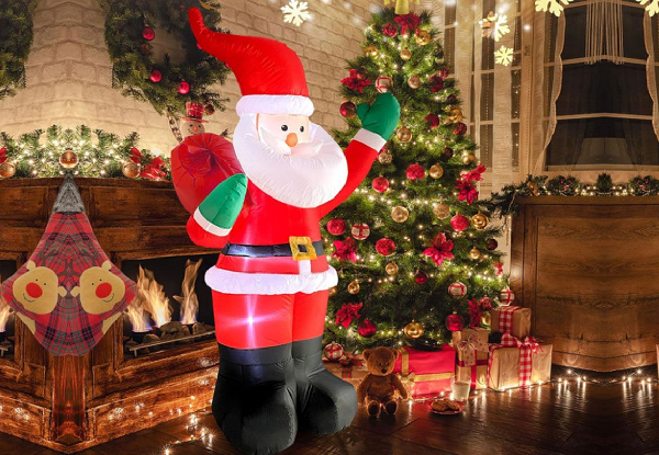 2.4GHZ Remote Control Inflatable Santa Claus Toy for Kids