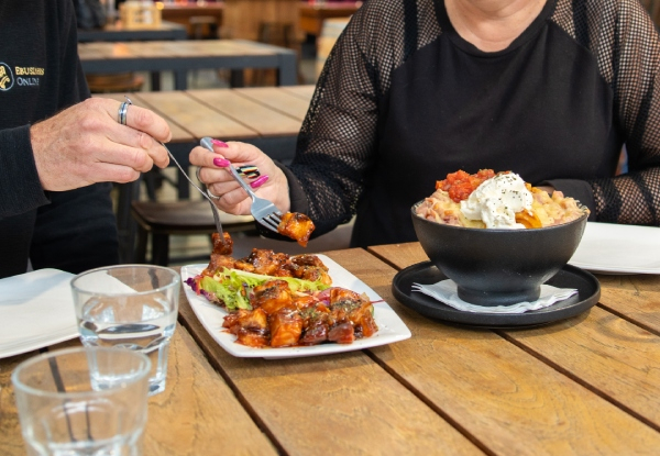 The Witching Hour Mini Golf Experience & Tapas or Entrees at Wild Kiwi Distillery - Options for Two, Four or Six People