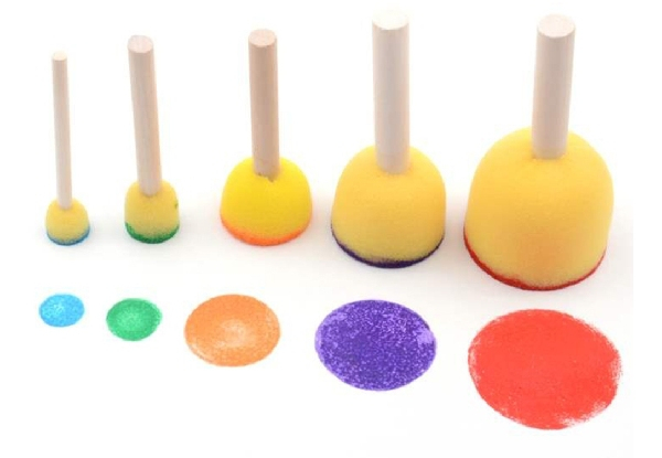 20-Pack Sponge Painting Brush Set