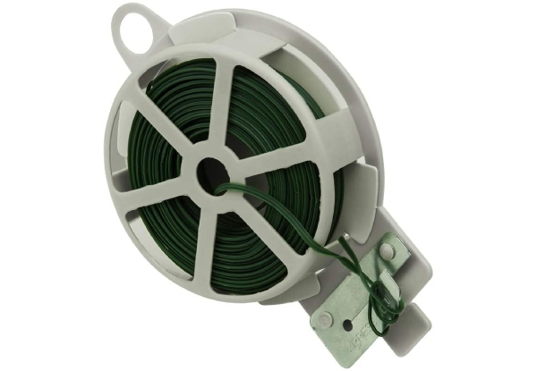 Two-Pack of 50m Twist Garden Ties with Cutter