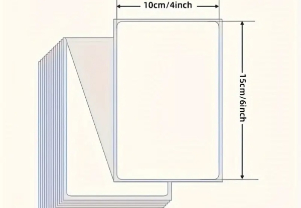 Two-Pack Thermal Shipping Labels
