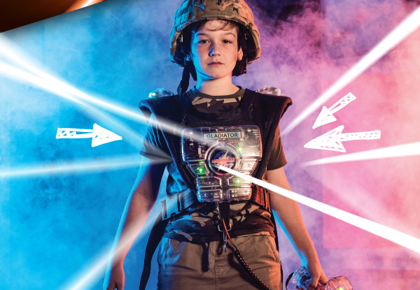 Three Laser Tag Games for One Person - Options for Six & Ten People Available