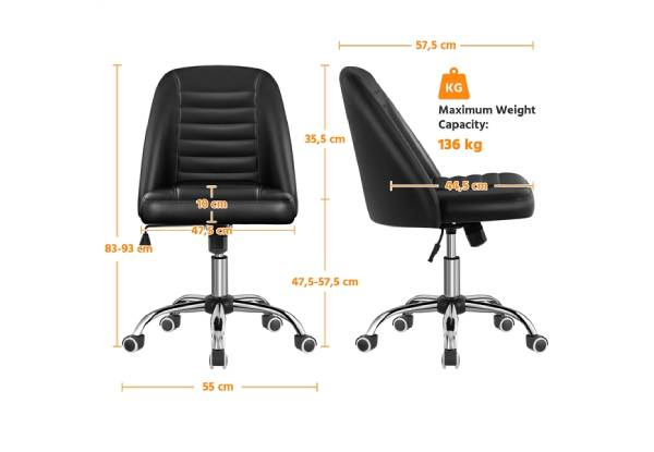 Modern PU Office Computer Chair - Two Colours Available