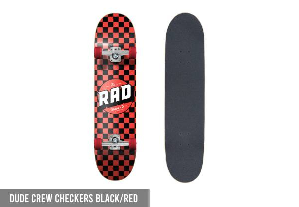 Rad Complete Skateboard Range - Four Options Available