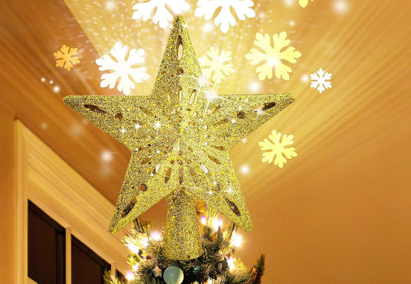 LED Star Projector Christmas Tree Topper - Option for Two