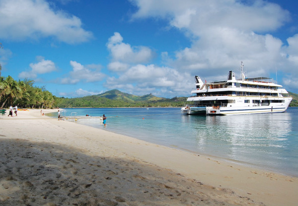 Per Person Twin Share Four-Night Wanderer Cruise Aboard the Fiji Princess incl. Meals, Accommodation, Activities, Cultural Entertainment & Village Visits