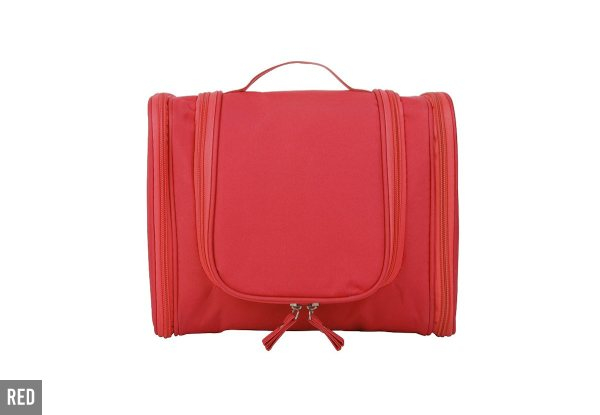 Hanging Travel Toiletry Bag - Option for Two & Four Colours Available with Free Delivery