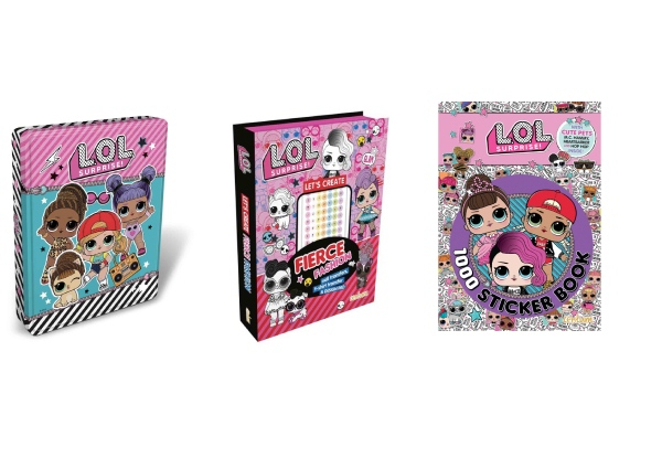 L.O.L Surprise! Kids Book Range -  Three Options Available