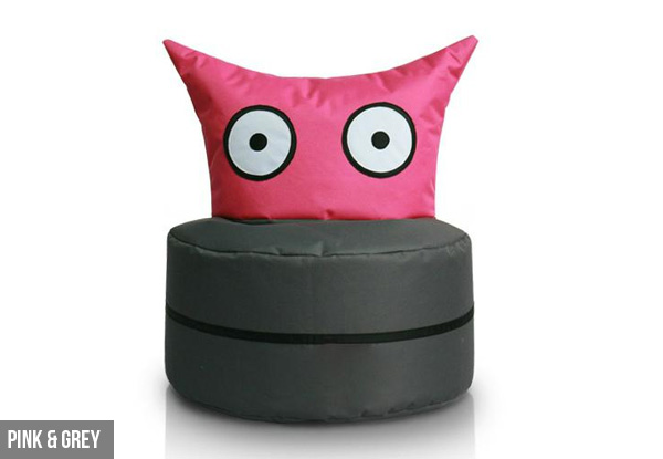 Kids Owl Bean Bag Covers - Two Colours Available