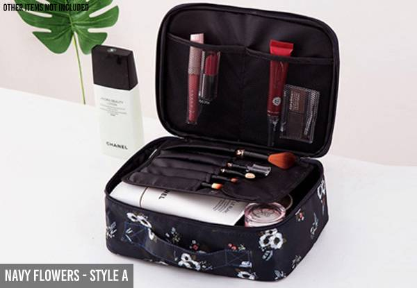 Flamingo Series Portable Travel Cosmetic Bag - Two Styles & Four Colours Available