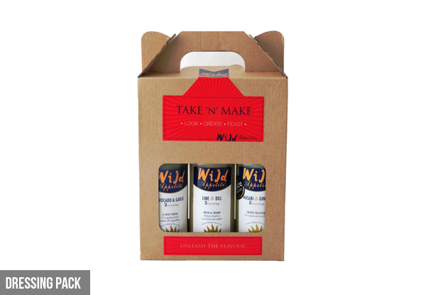 From $16.50 for a Wild Appetite Take 'n' Make Gift Pack (value up to $29.95)