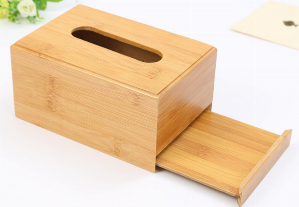Bamboo Tissue Box with Free Delivery