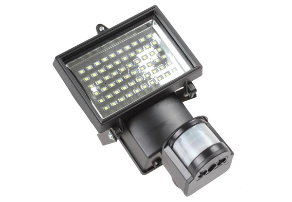 60-LED Solar-Powered Motion Sensor Light