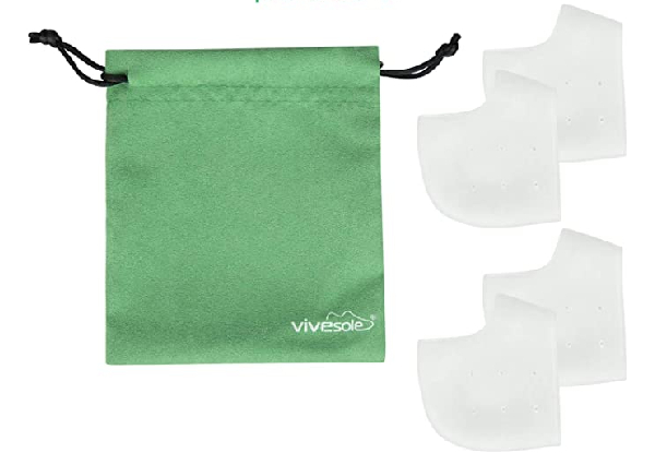 Two-Pairs of Silicone Feet Heel Protectors