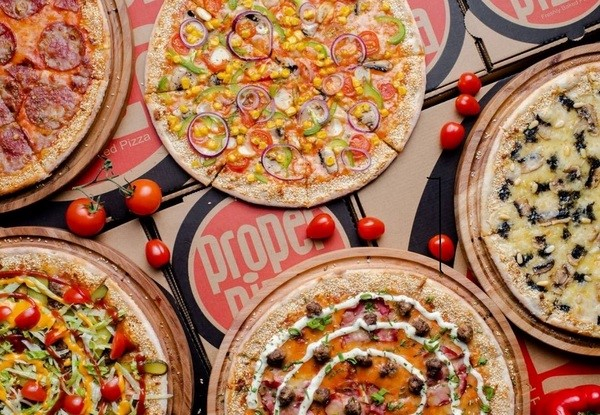 40cm Pizza with Two Beers or Wine for Two People - Option for Two Pizzas with Four Drinks & Option for 60cm Pizza - Valid at Auckland CBD & Whangaparaoa Locations