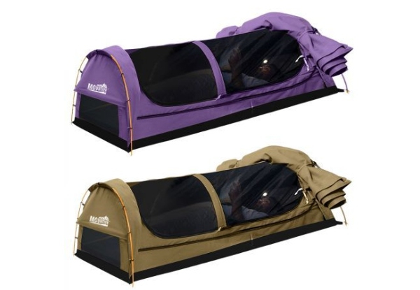 Mountview Double Swag Dome Tent incl. Mattress & Pillow - Two Colours Available