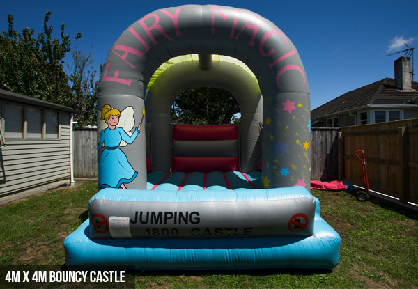 Four-Hour Bouncy Castle Hire incl. Installation & Pack Out  - Option with Slide