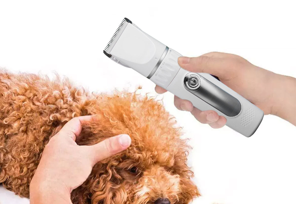 Electric Pet Hair Shaver Trimmer Set - Four Colours Available