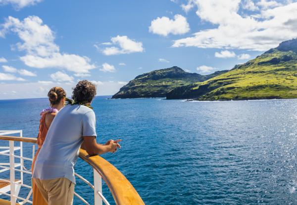 Per Person, Twin Share 7-Night Hawaiian Island Hopper Cruise incl. Beverage Package, Speciality Dining Package & Internet Package