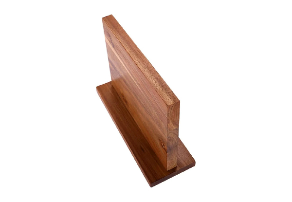 Double-Sided Wooden Magnetic Knife Block Holder